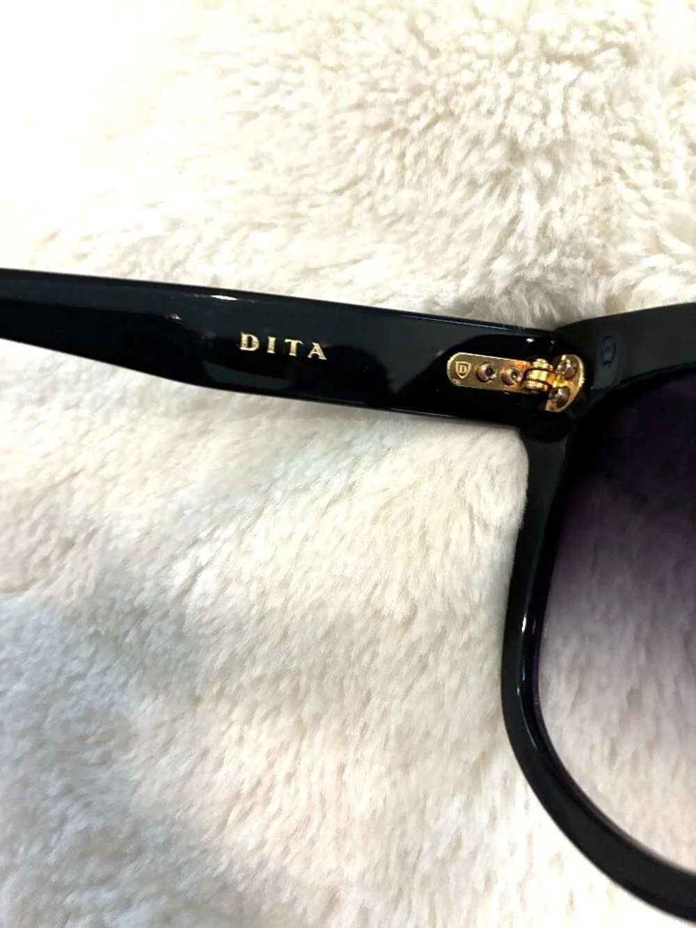Dita DAY TRIPPER 22031-A Black/Gold Frame Sunglasses Grey Lens 55-20-145
